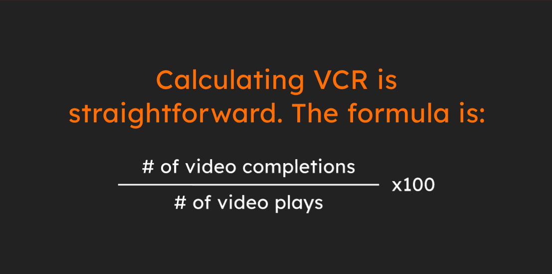 Vcr formula